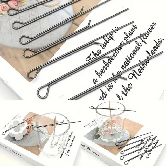 Komplet 10 držal za stenj iz jekla