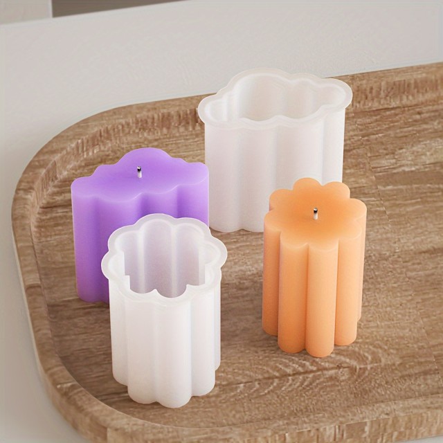 Komplet 8 silikonskih kalupov za sveče 