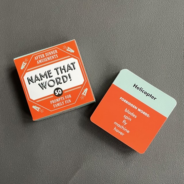 Igra s kartami - Name That Word! 50 izzivnih vprašanj