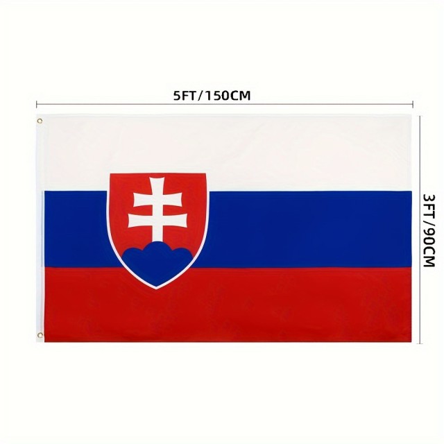 Zastava Slovaške 90 cm x 150 cm – slovaška zastava