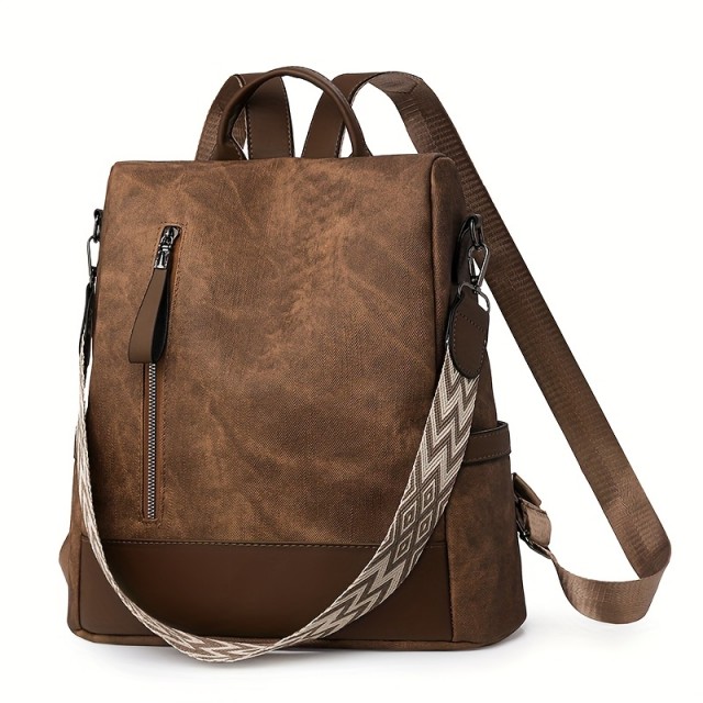 Ženski usnjeni nahrbtnik v 3 barvah 