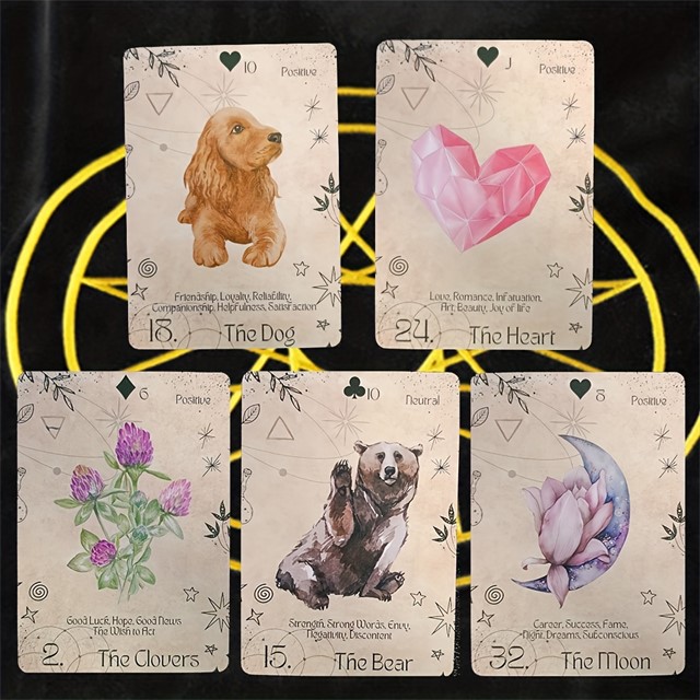 Moderne Lenormand karte – komplet 36 kart