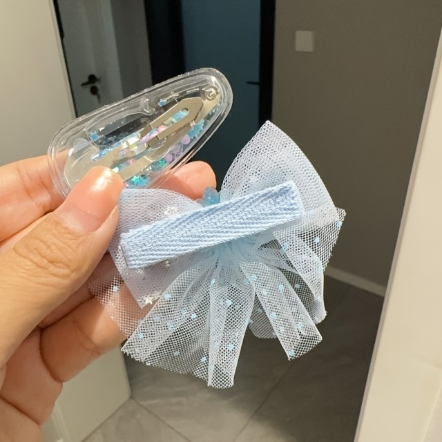 6 delni komplet lasnic in sponkic Elsa 2 barvi