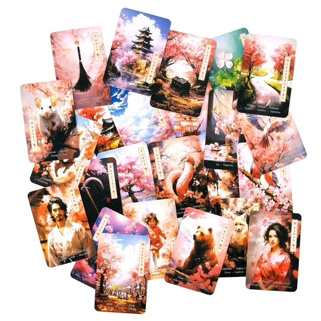 Lenormand karte Sakura – komplet 36 kart