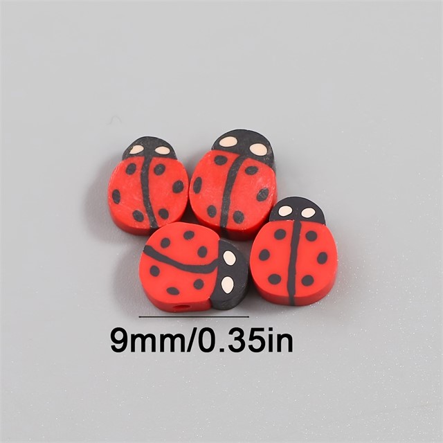 Fimo perle pikapolonice – komplet 40 kosov
