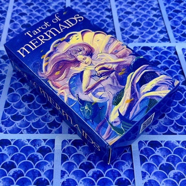Komplet 78 tarot kart MORSKE DEKLICE