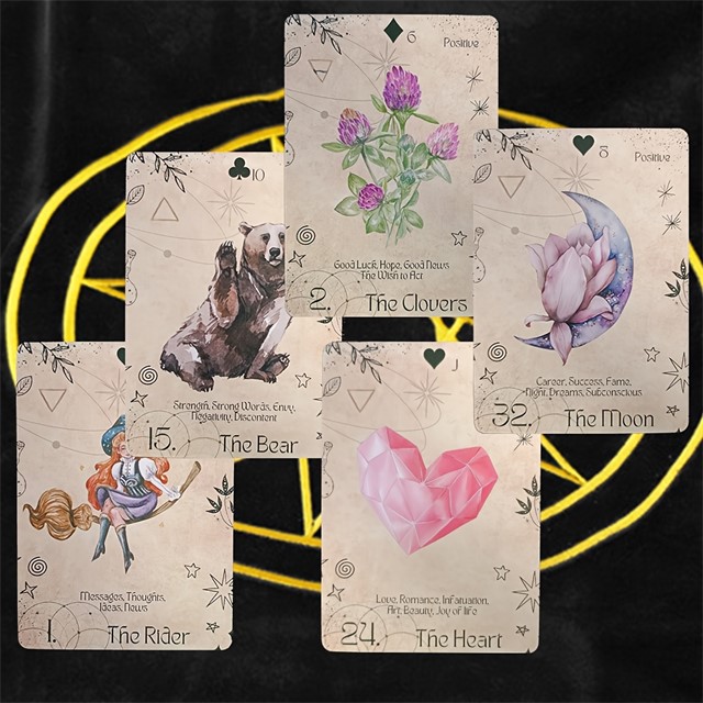 Moderne Lenormand karte – komplet 36 kart