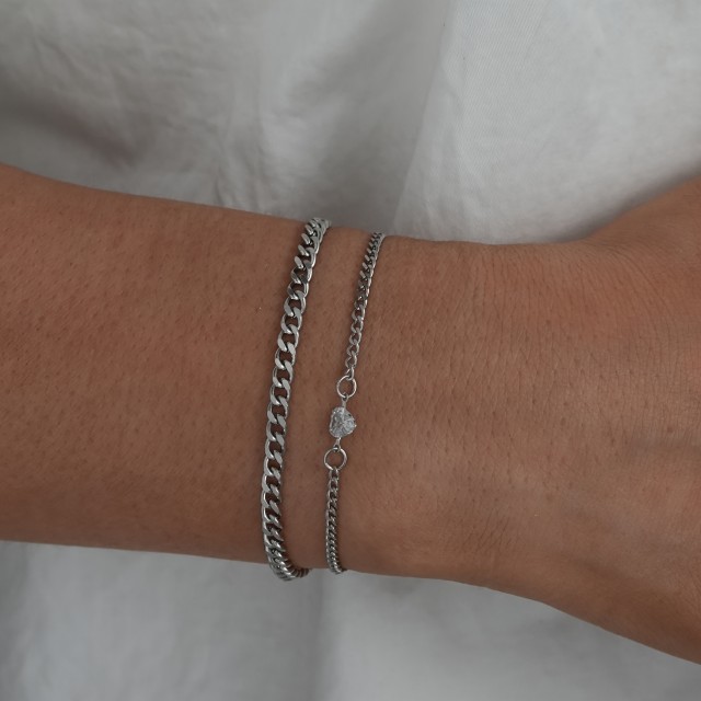 Komplet 2 kovinskih zapestnic za najboljši prijateljici