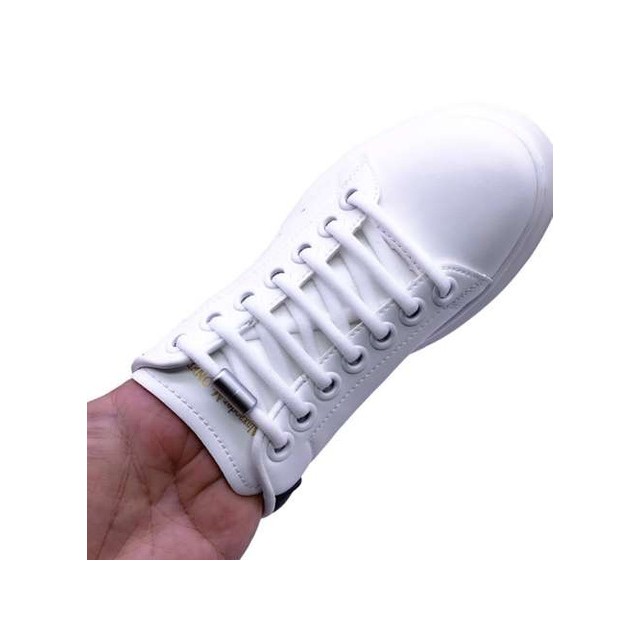 Elastične vezalke brez zavezovanja – bele