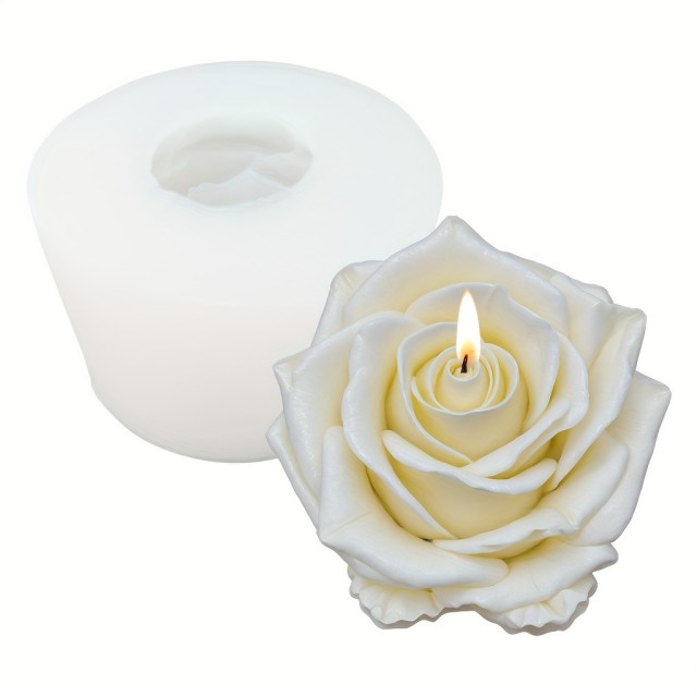  3D silikonski model cvetoče vrtnice 