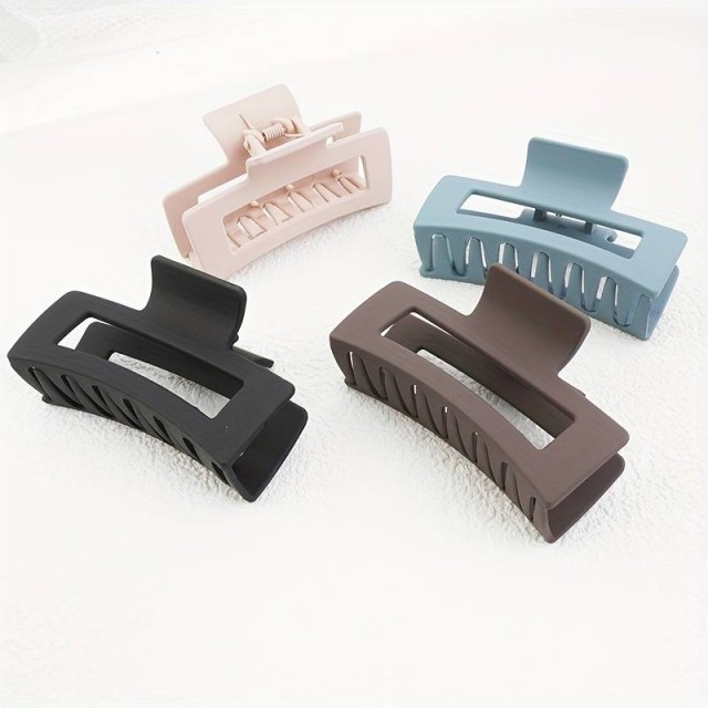 4 vintage sponke za lase v preprostem slogu, miks barve