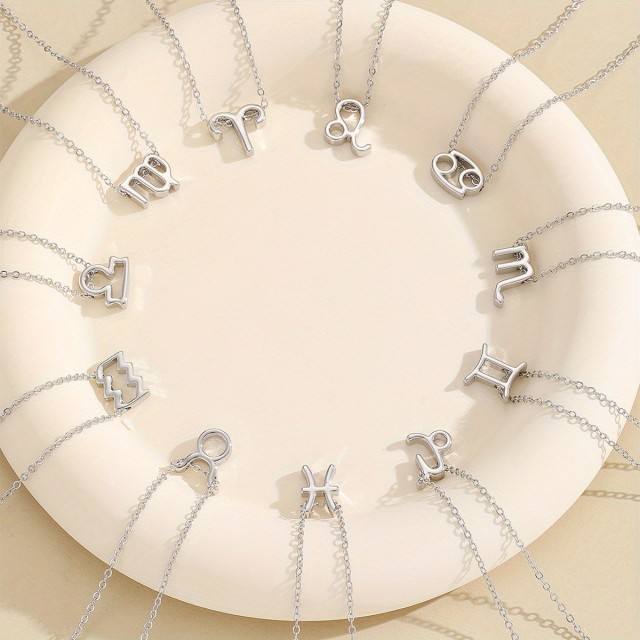 Verižica srebrna HOROSKOP, 12 nebesnih znamenj