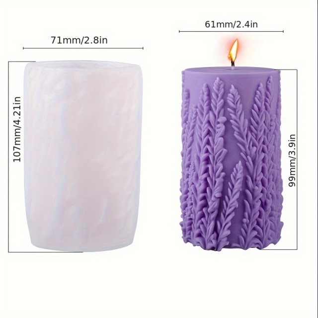  Silikonski kalup z motivom sivke