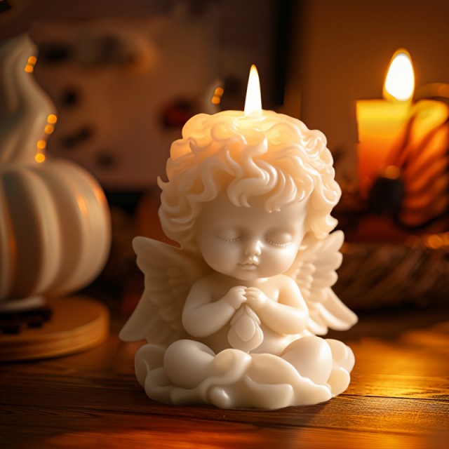 Silikonski model za sveče v obliki angelčka