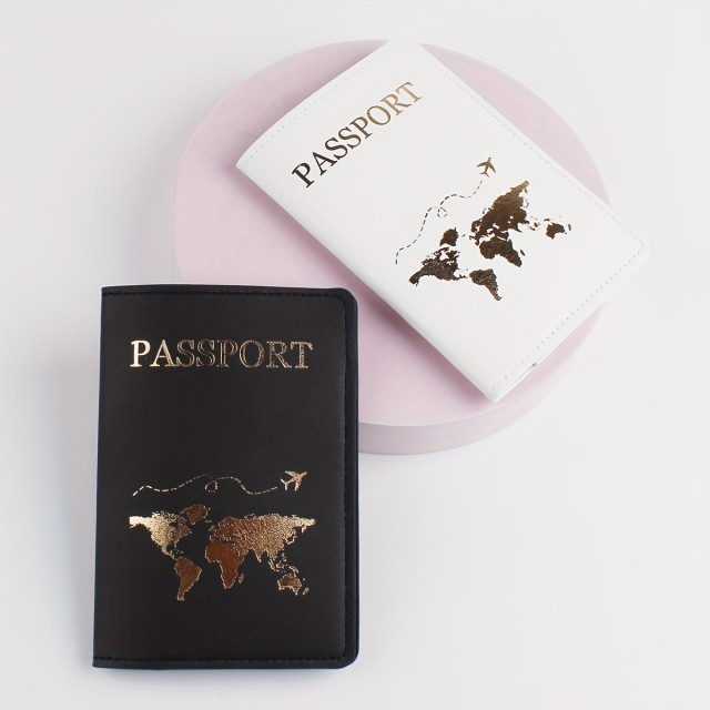 Komplet 2 ovitkov za potni list ZANJO & ZANJ črno bela barva 