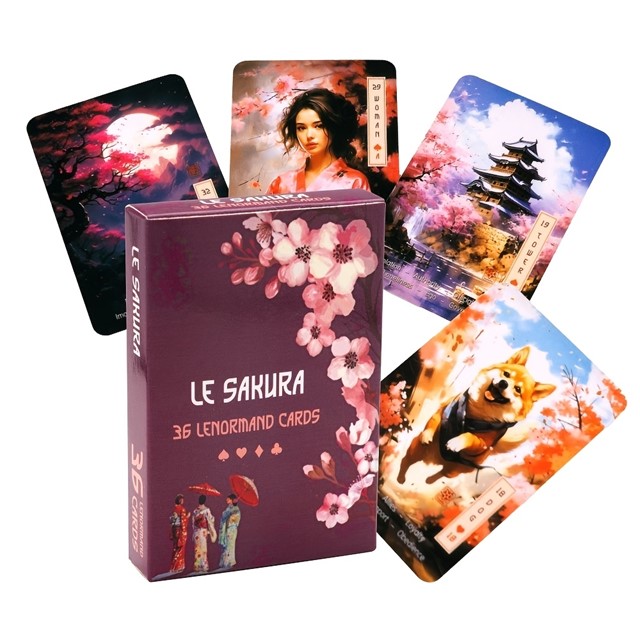Lenormand karte Sakura – komplet 36 kart