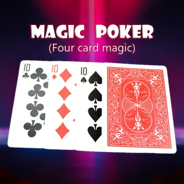 Čarobne poker karte  – trik s štirimi kartami
