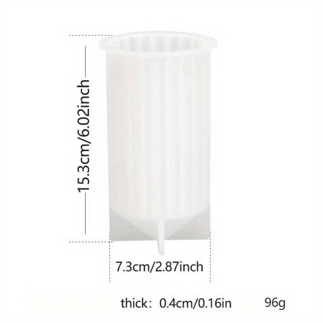  Silikonski kalup za valjaste sveče