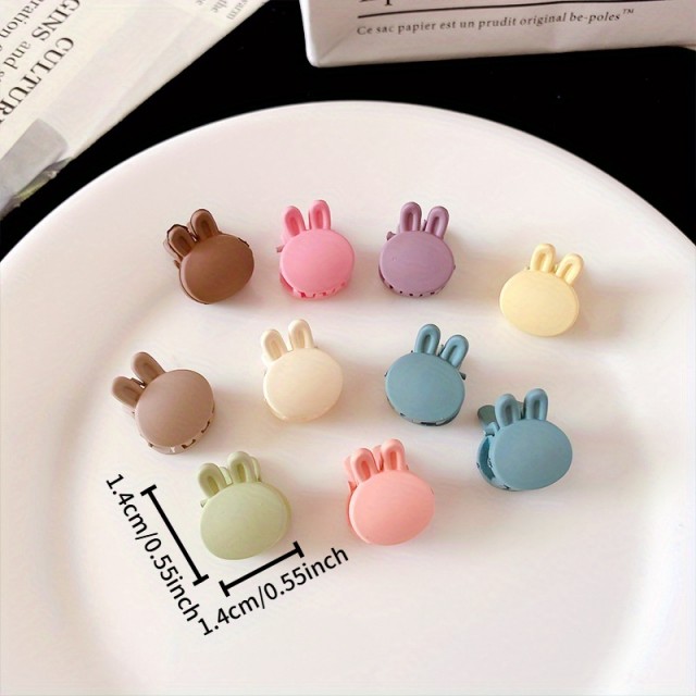 Komplet 100 mini sponkic za lase pisane