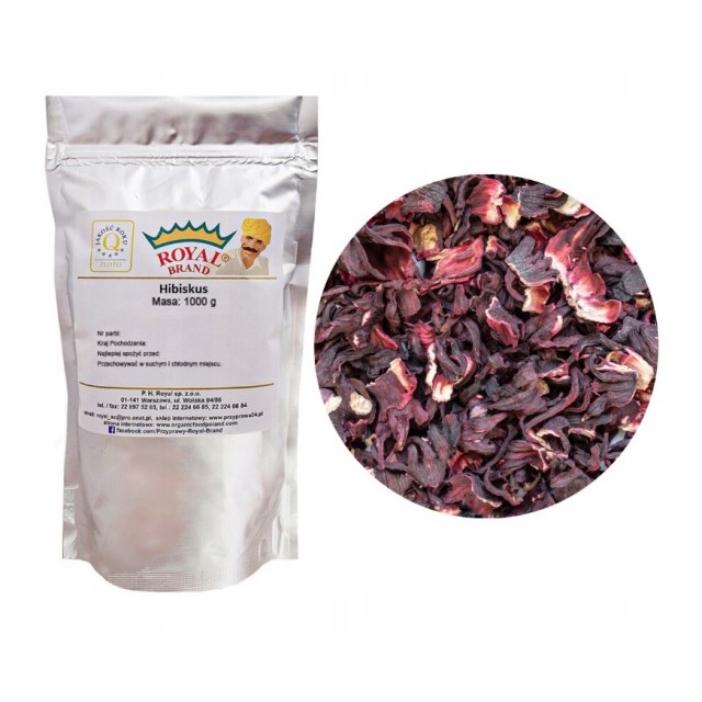 Naravni posušeni hibiskus – Premium kakovost 1 kg 