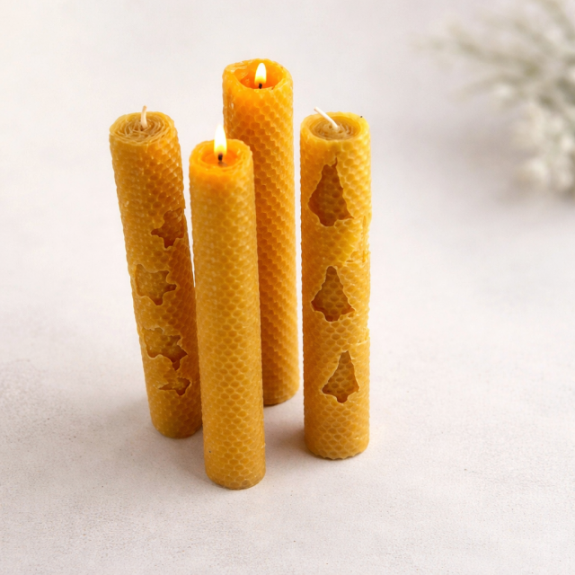 Satnica iz čebeljega voska za zvijanje sveč 41X26cm