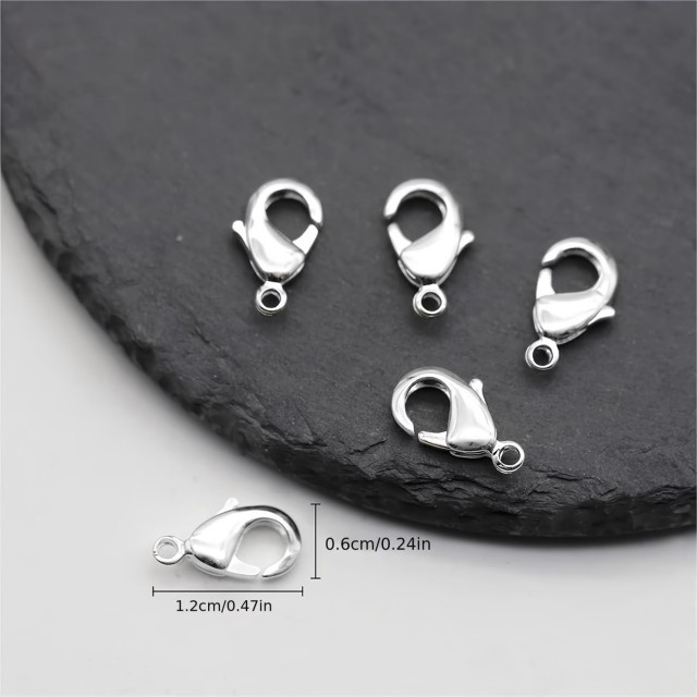 Karabini za izdelavo nakita srebrni ali zlati -10 kosov 