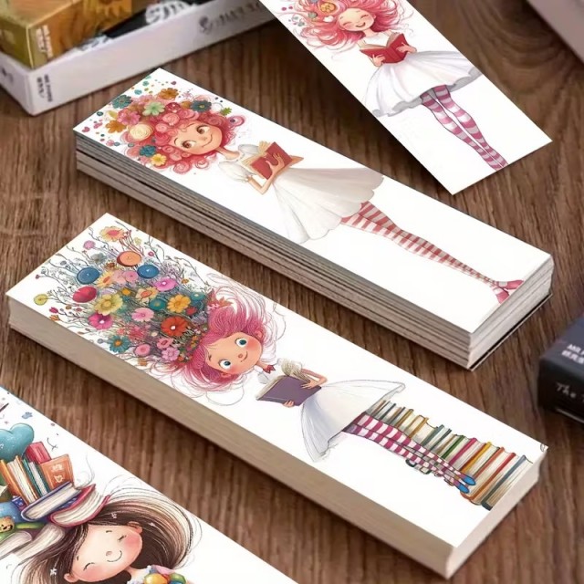 32 kosov ljubkih zaznamkov s knjižnimi liki