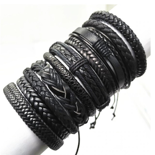 Akcijska ponudba set 10 moških zapestnic #5