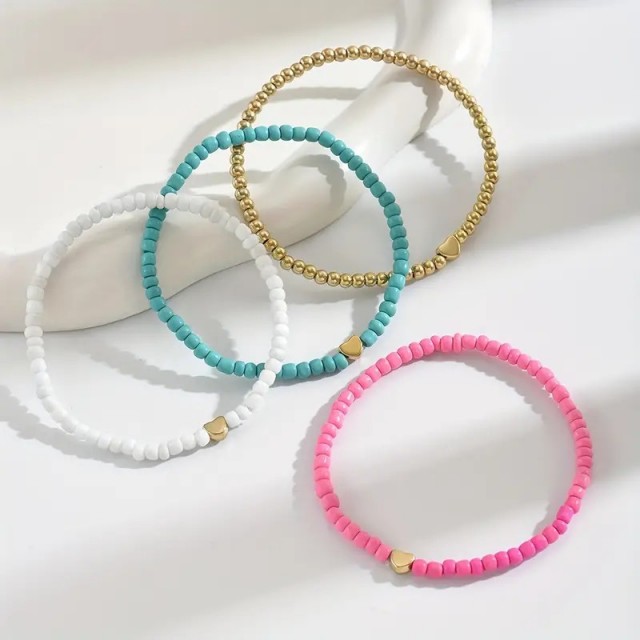 Komplet 4 pisanih zapestnic 