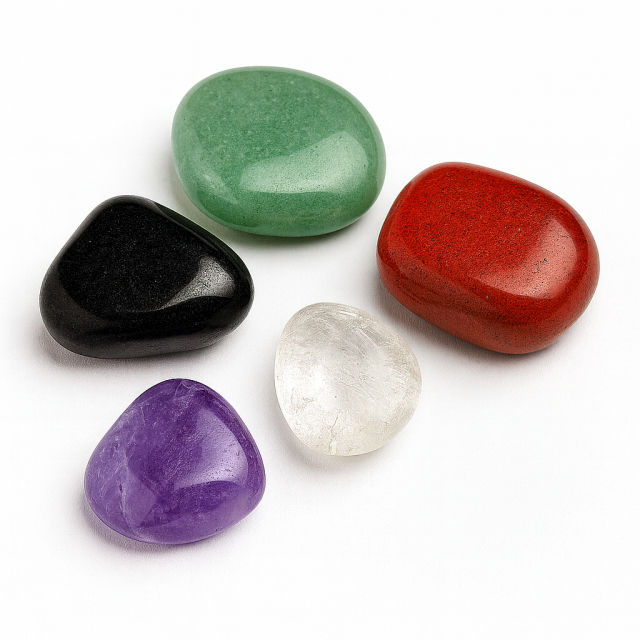 Komplet 5 kristalov za ZAŠČITO – energijski ščit in prizemljitev