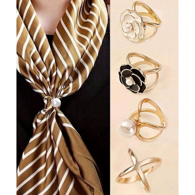 Elegantnih set 4 sponk za rutko