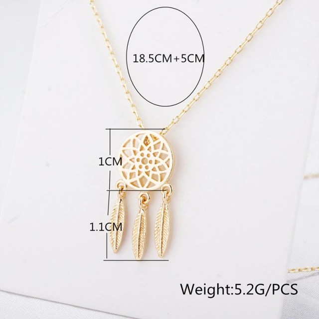 Komplet verižica in zapestnica LOVILEC SANJ, srebrne barve