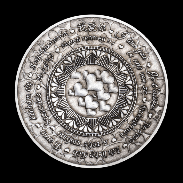 Zbirateljski darilni kovanec – Ljubezen je dragocena