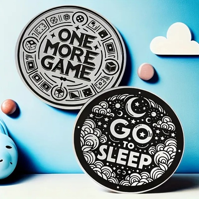 Zabavni kovanec One More Game / Go to Sleep