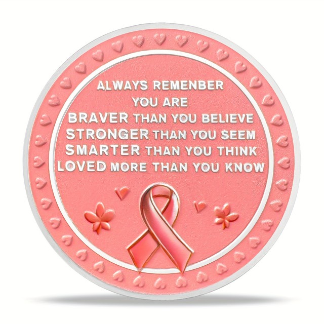 Podporni spominski kovanec – Rožnati trak upanja