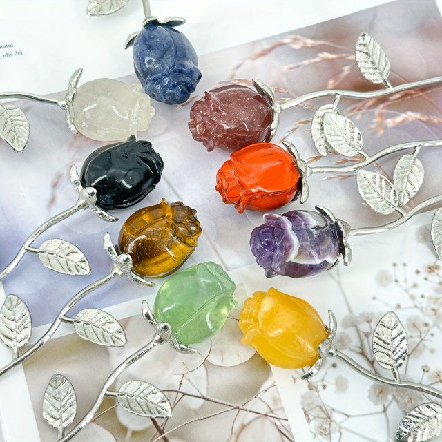  Dekorativna vrtnica iz naravnega kamna – Fluorit (Fluorite)