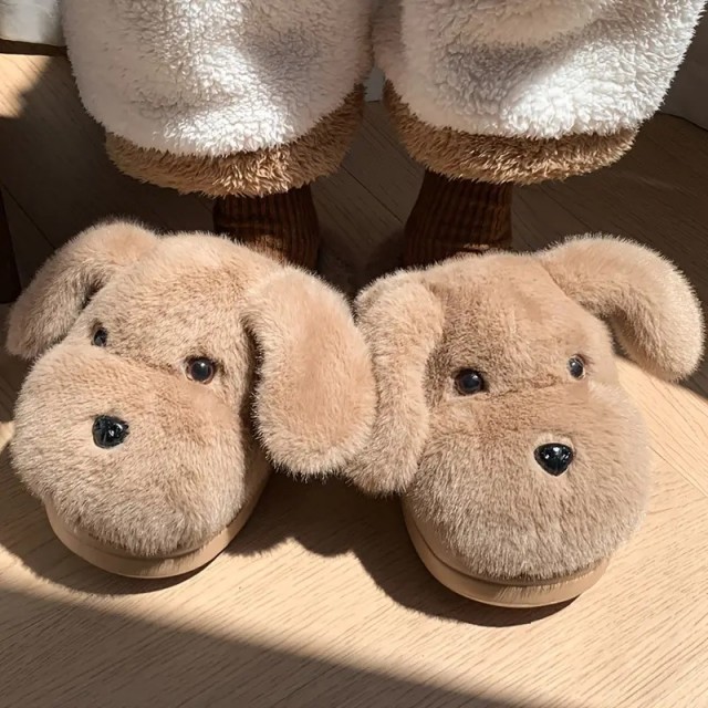 Izjemno topli hišni copati v obliki kužka