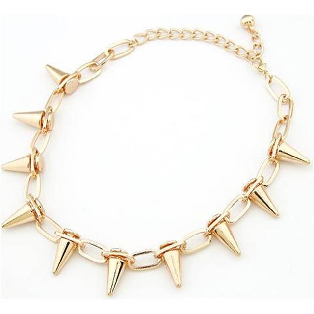 Modna verižica hit spike zlata