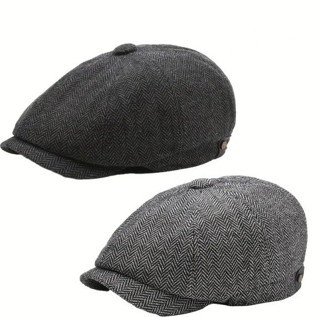 Moška kapa v starinskem stilu 2 barvi