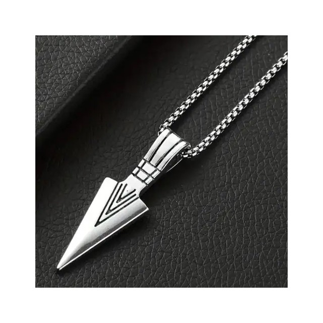 Moška verižica z obeskom puščice – nerjaveče jeklo