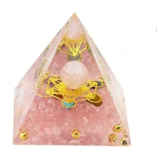 Orgonitna piramida ROŽEVEC 5cm