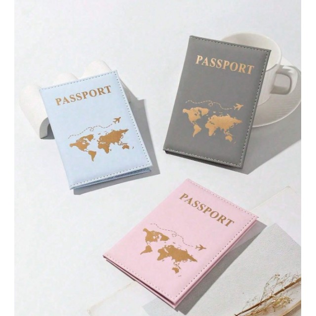 Tridelni komplet ovitkov za potni list – družinski set