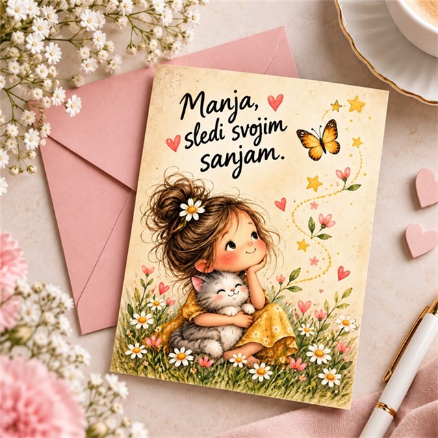 Personaliziran magnet z motivacijskim sporočilom