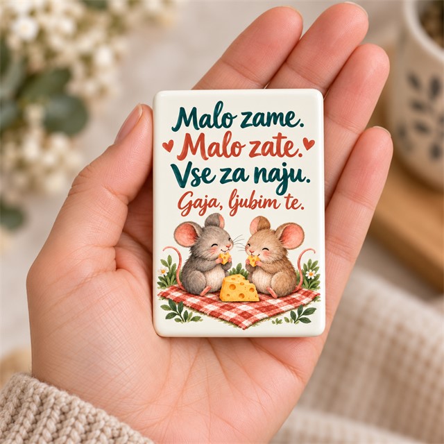 Personaliziran magnet zanjo zanj