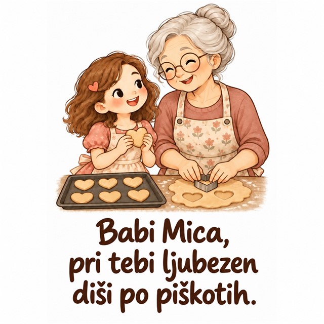 Personaliziran magnet za babico