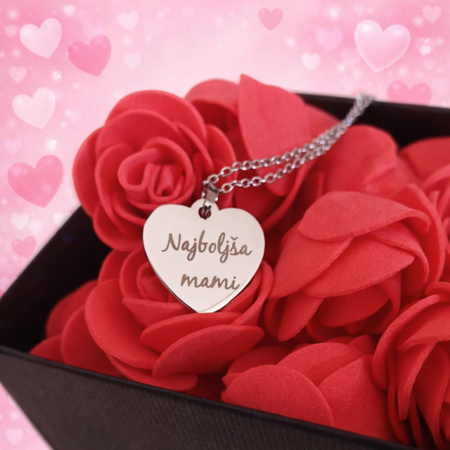 Personalizirana ogrlica za mamo - gravura po želji