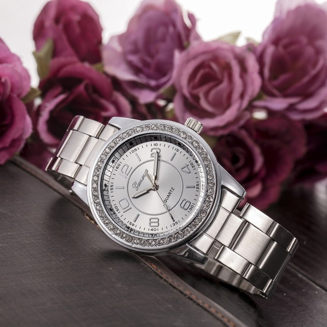 Elegantna ženska ura z biserčki + GRATIS orodje za krajšanje paščka