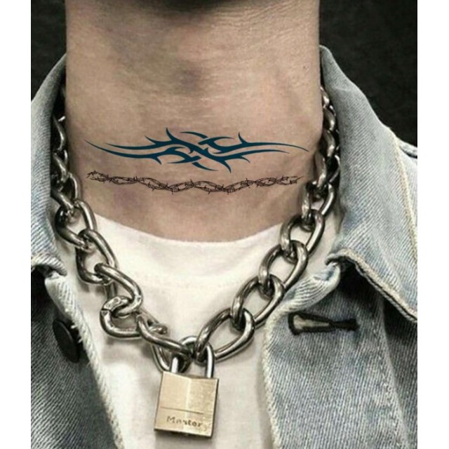 Set manjših tatujev v črni barvi - 20 v kompletu 