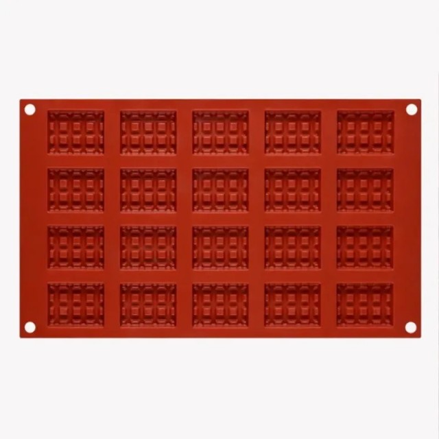 Silikonski kalup za izdelavo sveč in mil vaflji