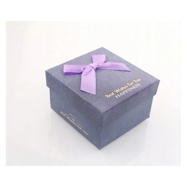 Darilna škatlica BEST WISHES, vijolična